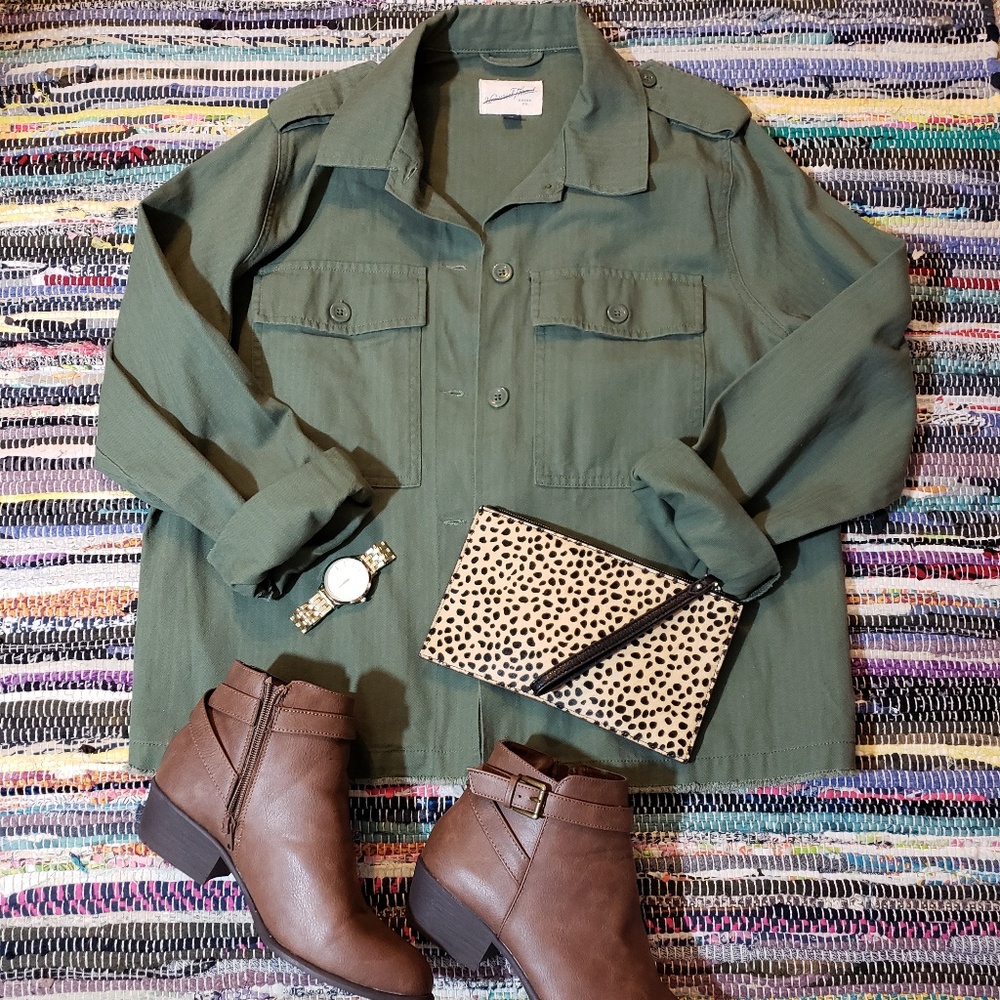 Universal Thread Olive Green Utility Jacket